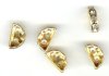 5 13x7mm Gold Plated Rhinestone Crystal Silver 2 Hole Spacer